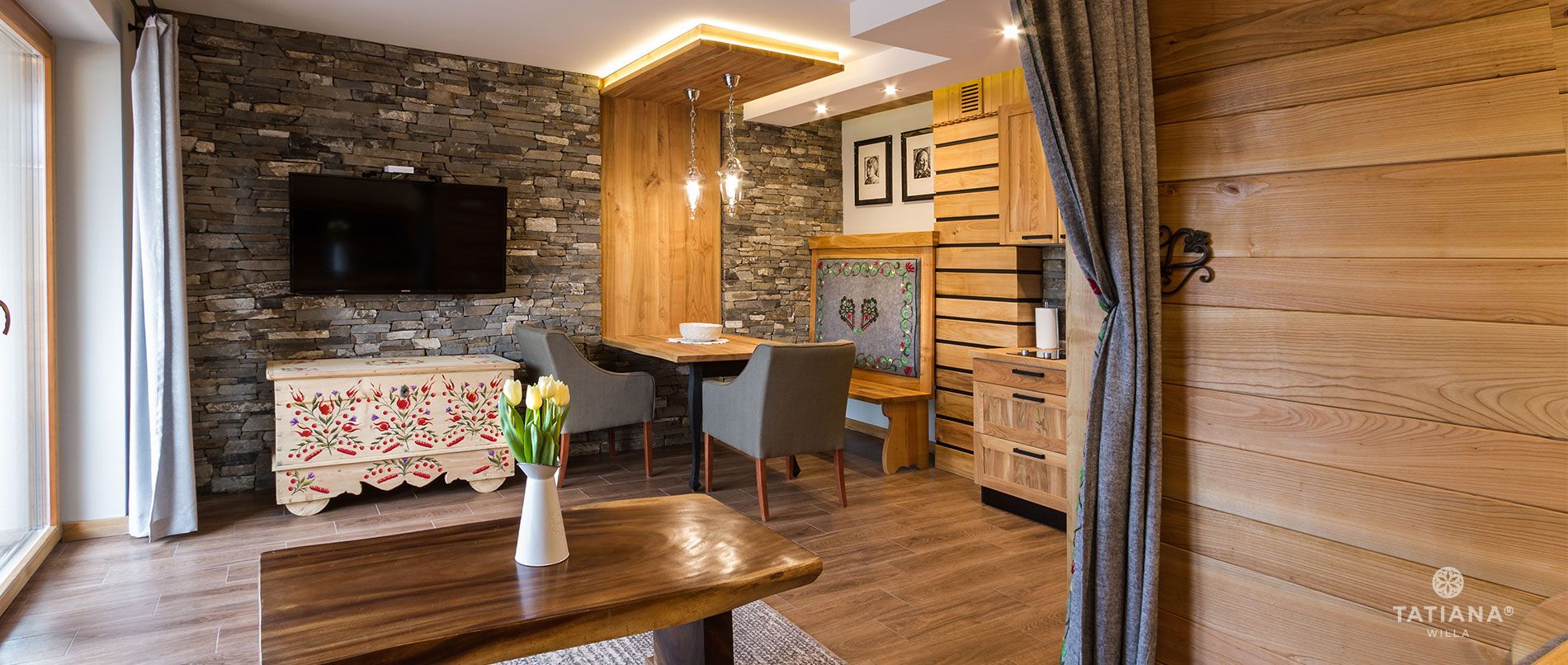 Apartament Czereśniowy- salon