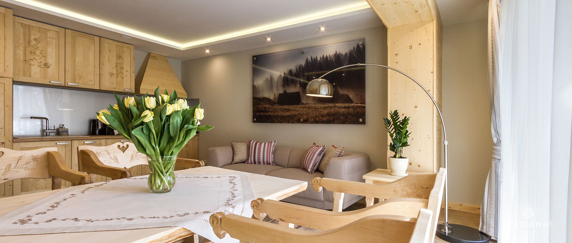 Apartament Sosnowy - jadalnia